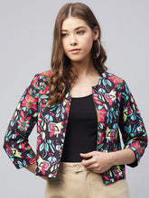 SyleStone Women's MultiColoured Colour Blocked Shrug